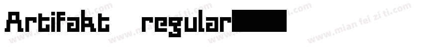 Artifakt regular字体转换